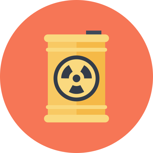 Radiation free icon