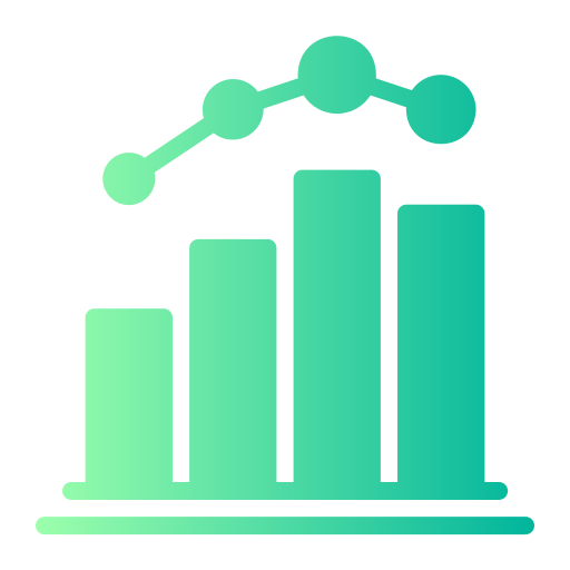 gráfico analítico icono gratis