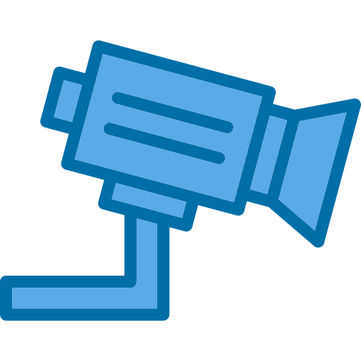 circuito cerrado de televisión icono gratis