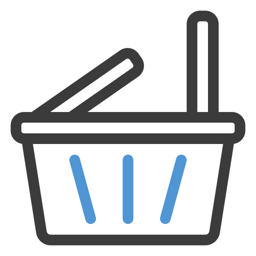 cesta de la compra icono gratis