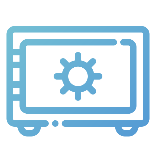 caja de seguridad icono gratis