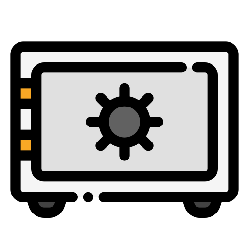 caja de seguridad icono gratis