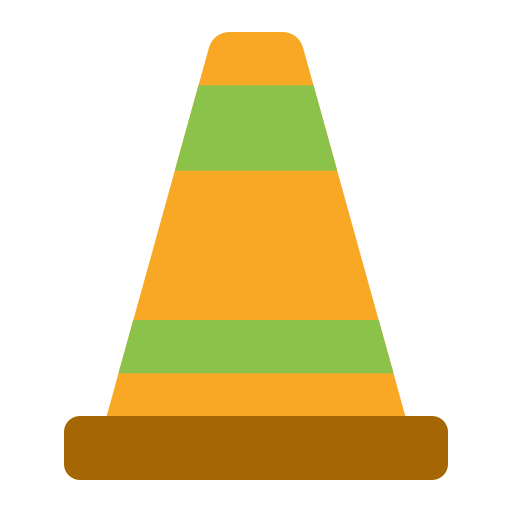 Traffic Cone Generic Color Fill Icon