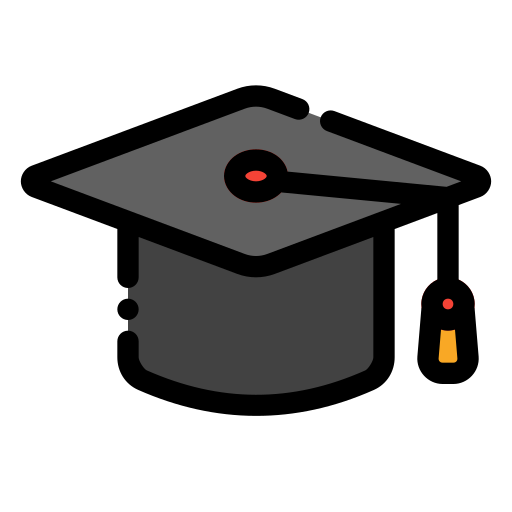 gorro de graduación icono gratis