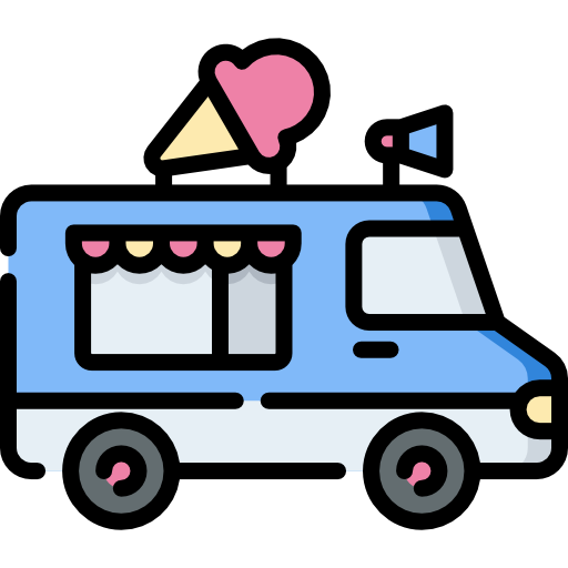 Ice cream truck - Free transport icons