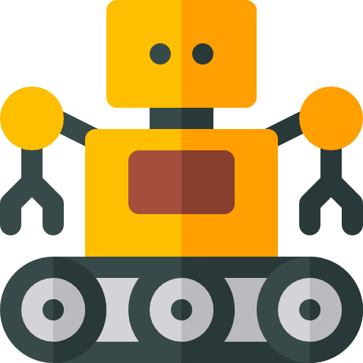 Robot Basic Rounded Flat icon