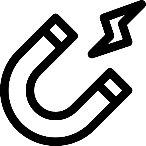 magnetismo icono gratis