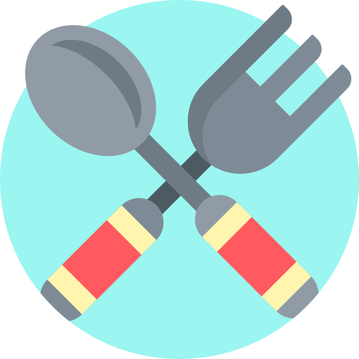 Столовые приборы бесплатно иконка