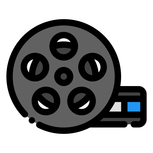 carrete de película icono gratis