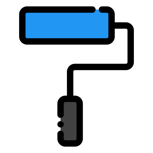Paint roller free icon