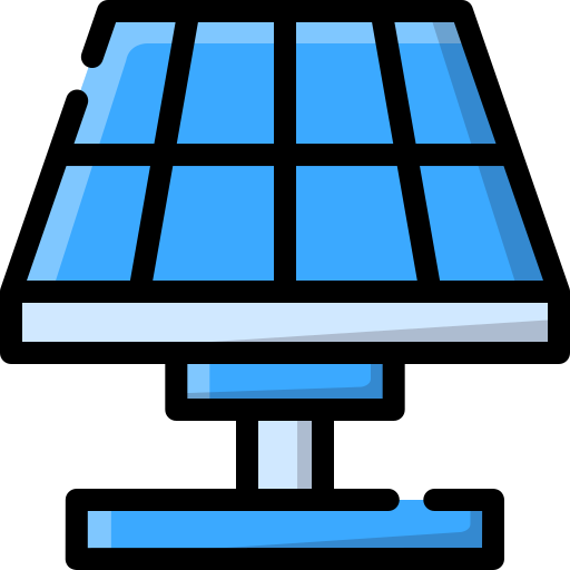 energía solar icono gratis