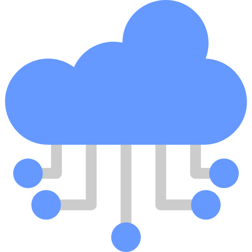 Computing Cloud Generic color fill icon