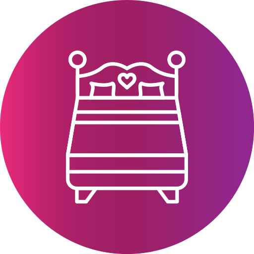 cama matrimonial icono gratis