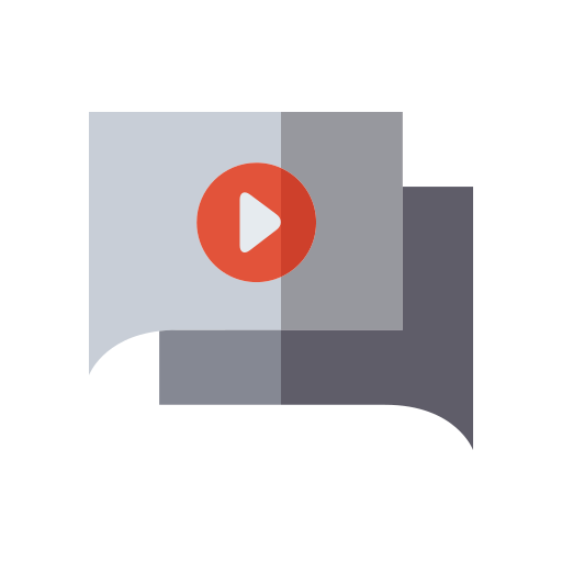 chat de video icono gratis