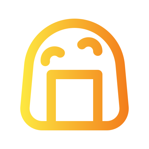 Onigiri Generic gradient outline icon