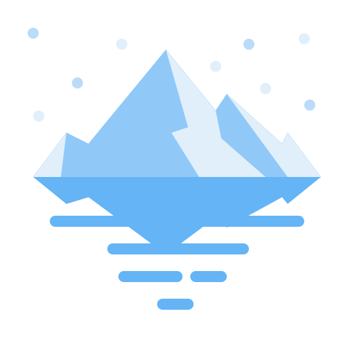 iceberg icono gratis