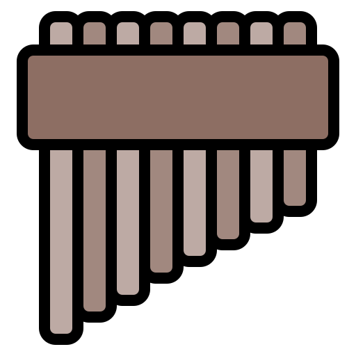 Pan flute Free music and multimedia icons