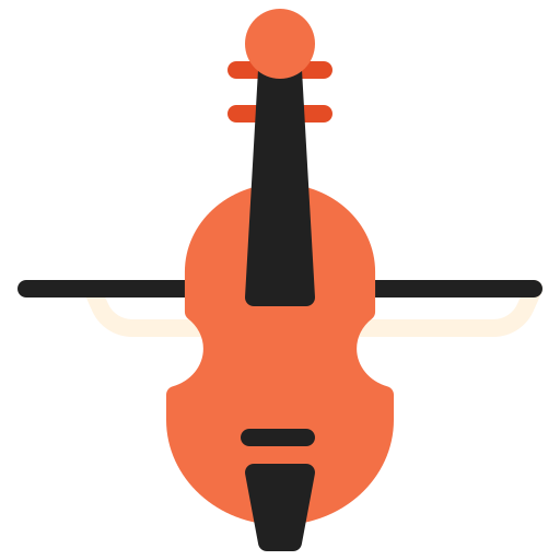 violín icono gratis