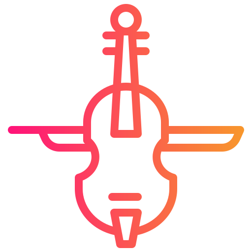 violín icono gratis