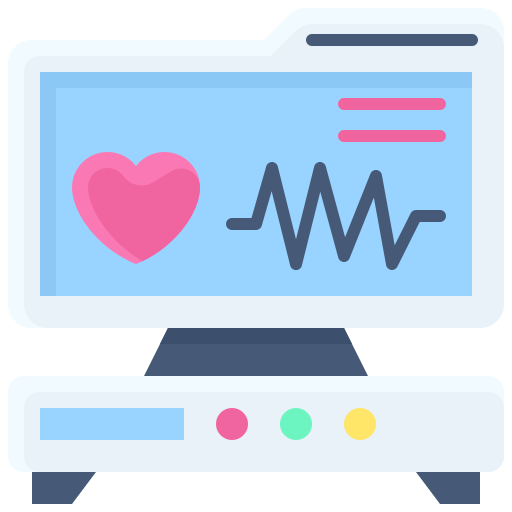 monitor de pulso cardiaco icono gratis