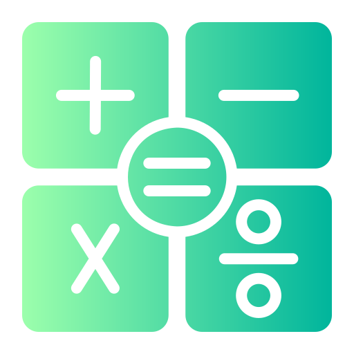 Calculator Generic gradient fill icon