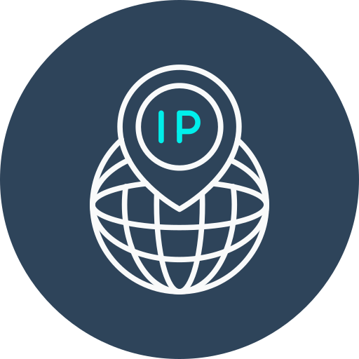 dirección ip icono gratis