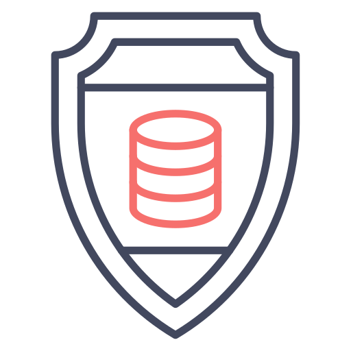 seguridad de la base de datos icono gratis