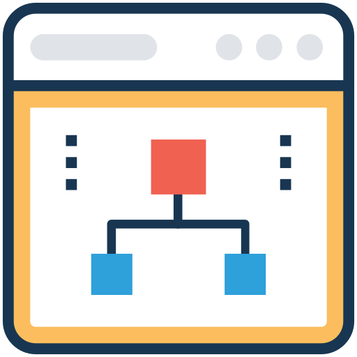 Sitemap Generic Outline Color icon