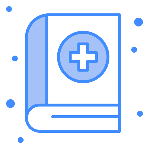 libro médico icono gratis