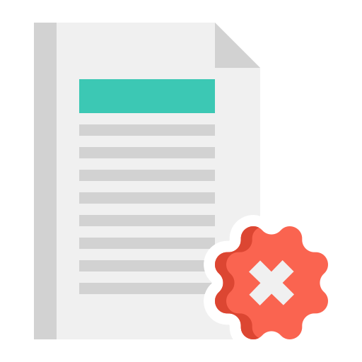Reject free icon