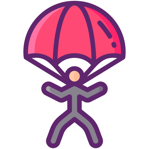 le parachutisme Icône gratuit le parachutisme Icône gratuit
