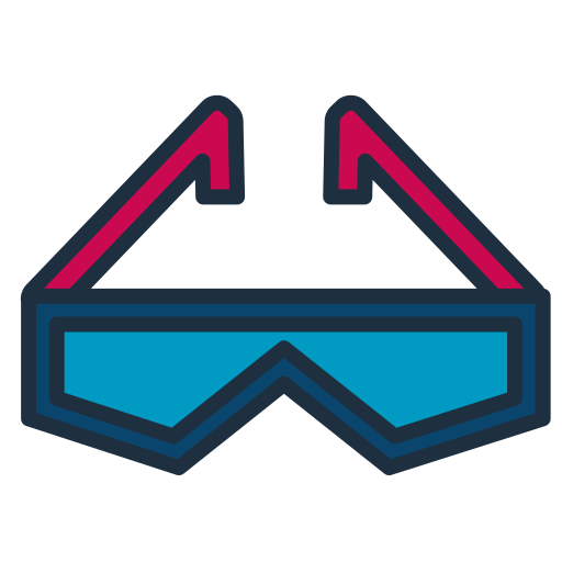 lentes de seguridad icono gratis