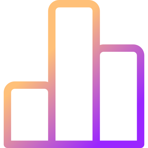 gráfico de columnas icono gratis