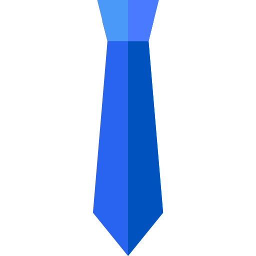 Tie Basic Straight Flat icon