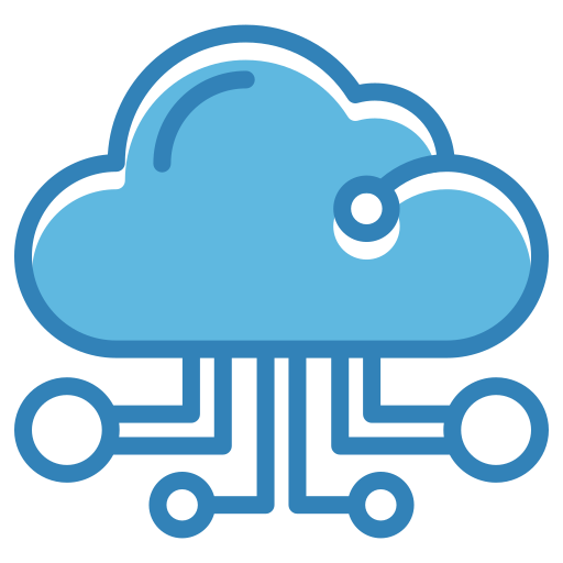 Cloud Generic Blue icon