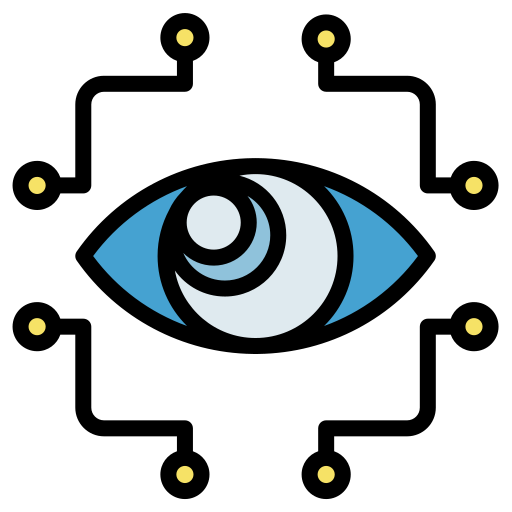 escáner de ojos icono gratis