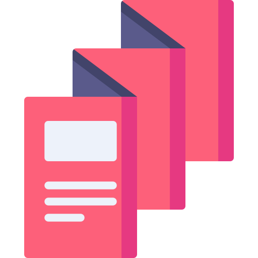 folleto icono gratis