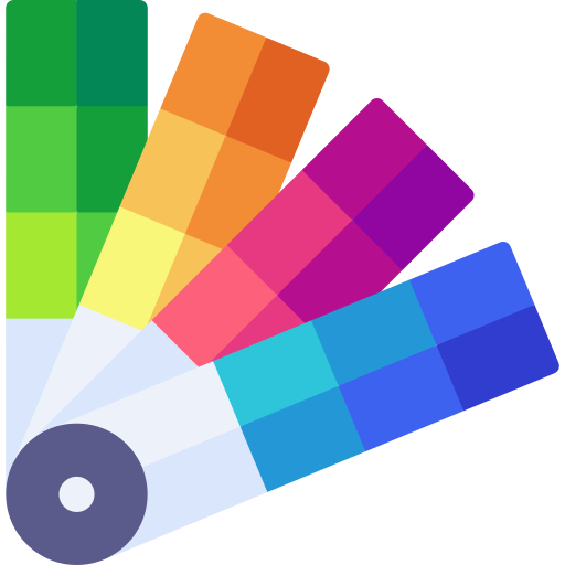 paleta de color icono gratis