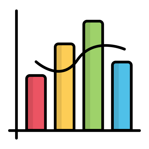 Bar Chart Generic Color Lineal-color Icon