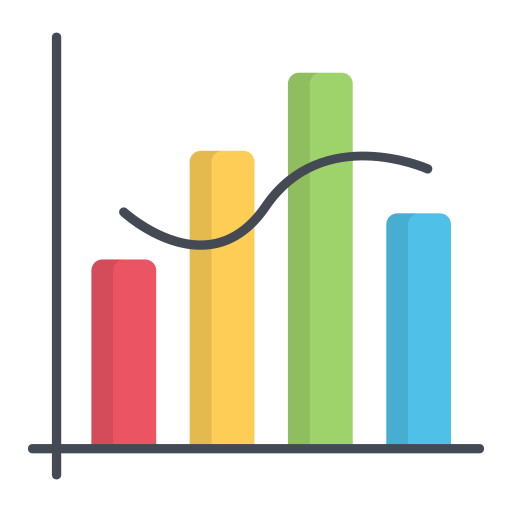 Bar chart - free icon