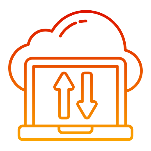 computación en la nube icono gratis