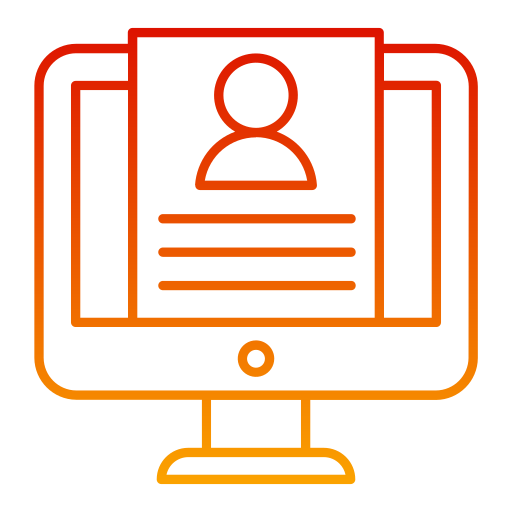 currículum icono gratis
