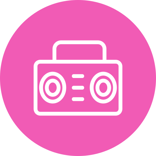 Stereo - Free music icons