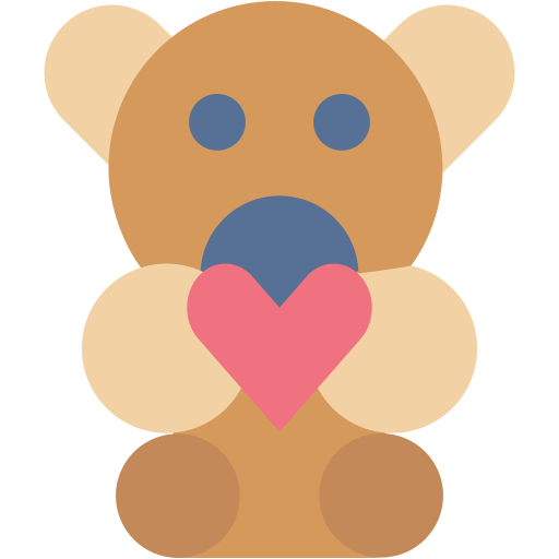 oso de peluche icono gratis