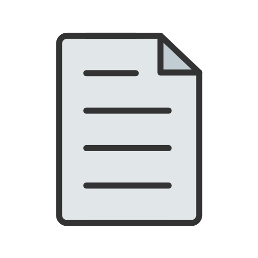 Document Generic color lineal-color icon