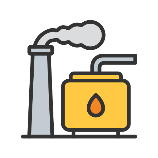 refinería icono gratis