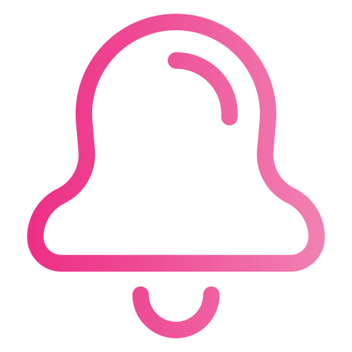 Bell Generic gradient outline icon