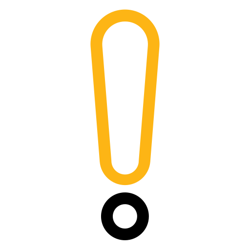 Warning free icon