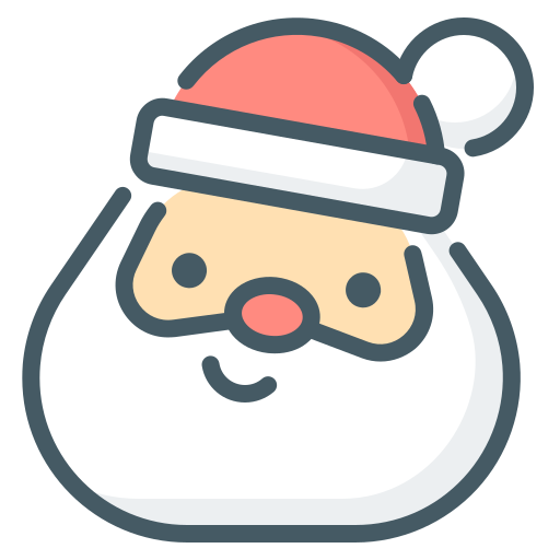 papá noel icono gratis