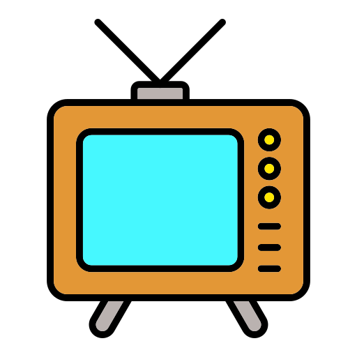 aplicación de tv icono gratis